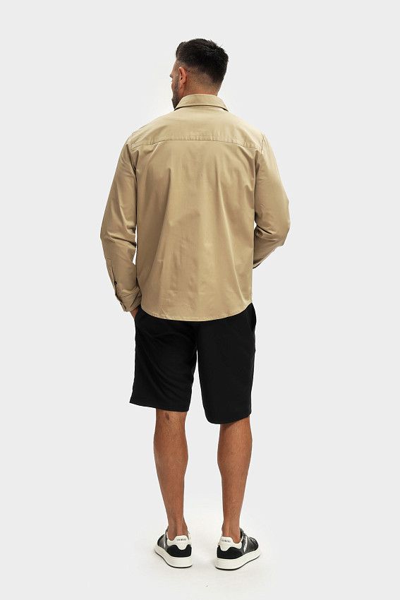 Рубашка с длинным рукавом Bikkembergs Бежевый