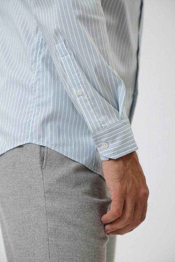 Сорочка д/р Strellson Синий