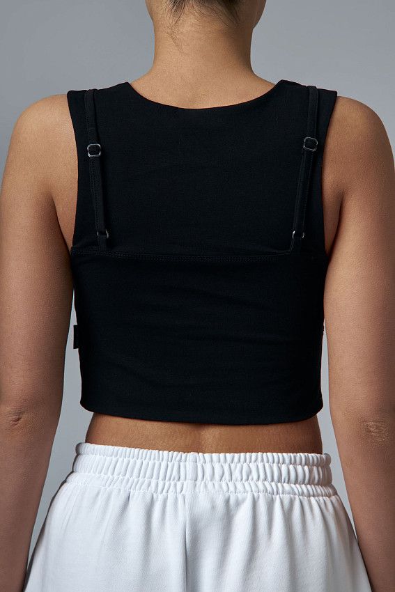 Кроп-топ Van Mich Черный