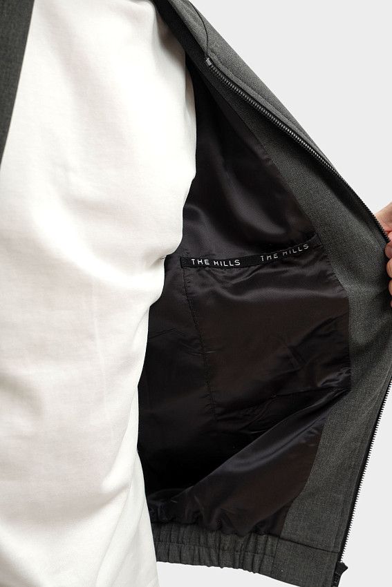 Бомбер The Hills Серый