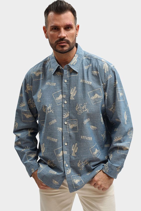 Рубашка Mustang Синий