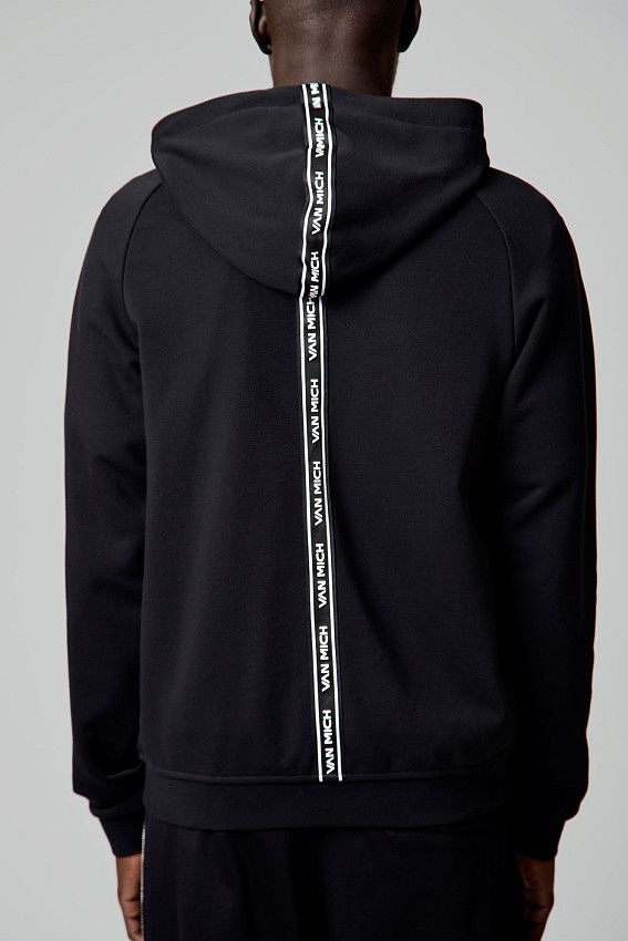 Толстовка с капюшоном Van Mich Черный