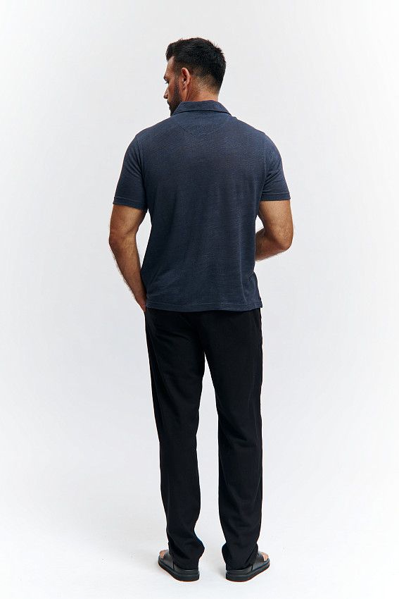 Брюки льняные Van Mich Черный