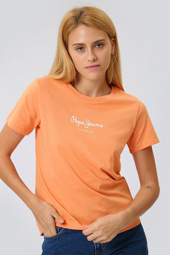 Футболка Pepe Jeans Оранжевый