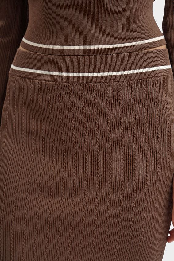 Юбка Armani Exchange Бежевый