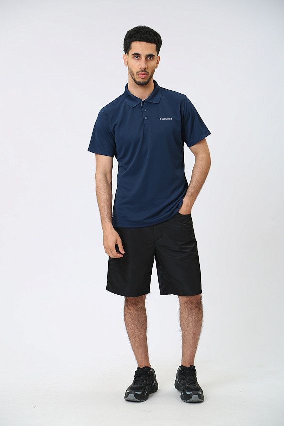 Поло Columbia Синий