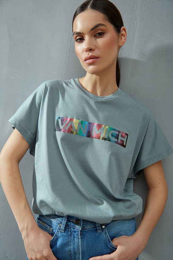 Футболка Van Mich Бирюзовый