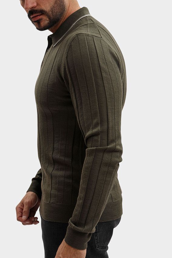 Поло  Trussardi Хаки