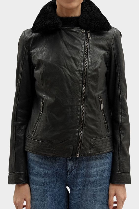 Куртка кожаная Mustang