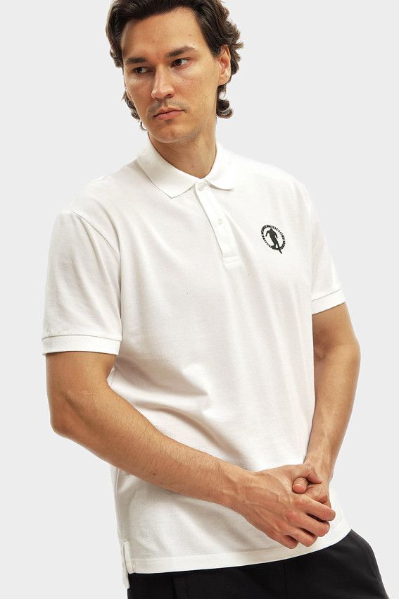 Поло Bikkembergs Белый