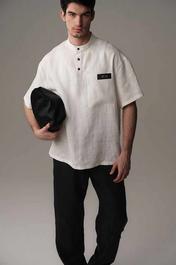 Рубашка с коротким рукавом The Hills Белый