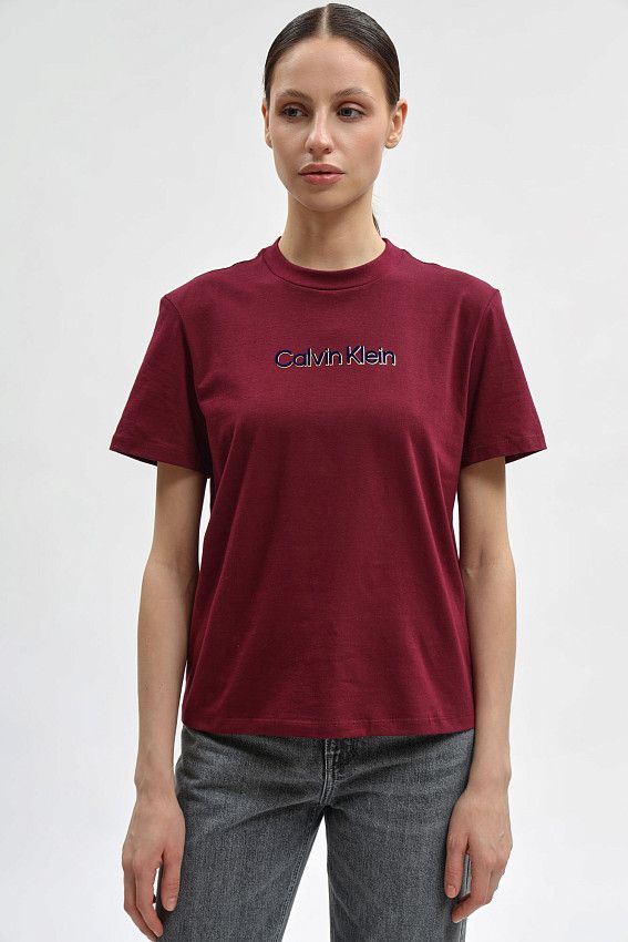 Футболка Calvin Klein Jeans Бордовый