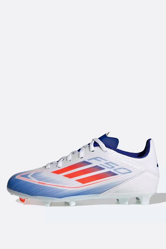 Бутсы Adidas 'F50 LEAGUE FG J FTWWHT/SOLRED/LUCBLU'