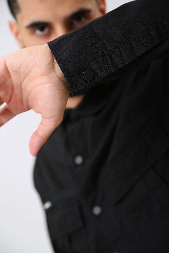 Рубашка с длинным рукавом Van Mich Черный