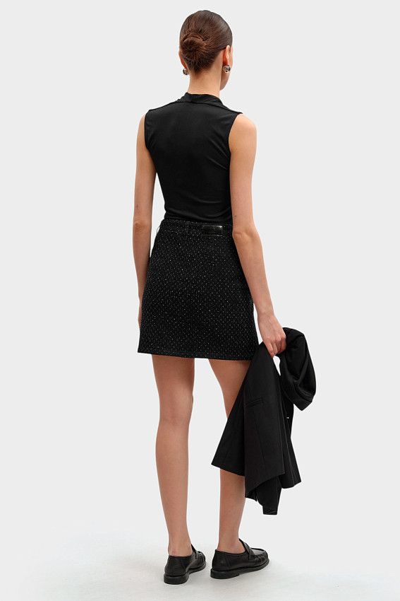 Юбка джинсовая Armani Exchange Черный