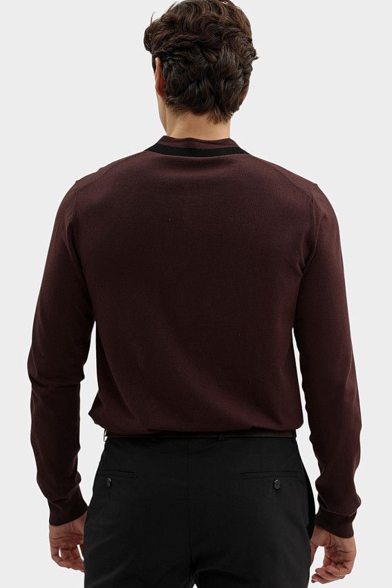 Поло с длинным рукавом Trussardi Коричневый