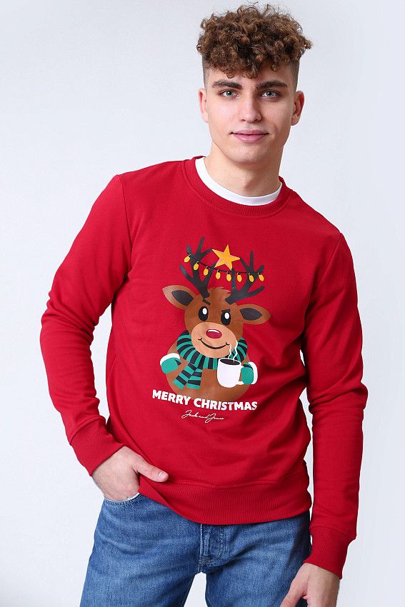 Свитшот Jack & Jones Красный