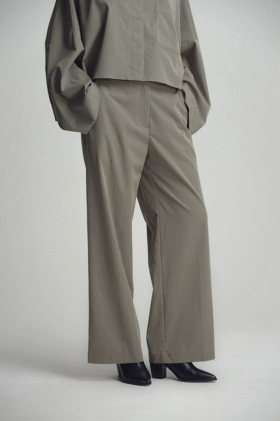 Брюки широкие The Hills Хаки