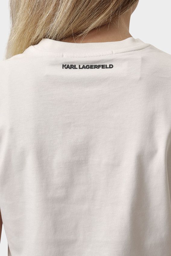 Футболка Karl Lagerfeld Молочный