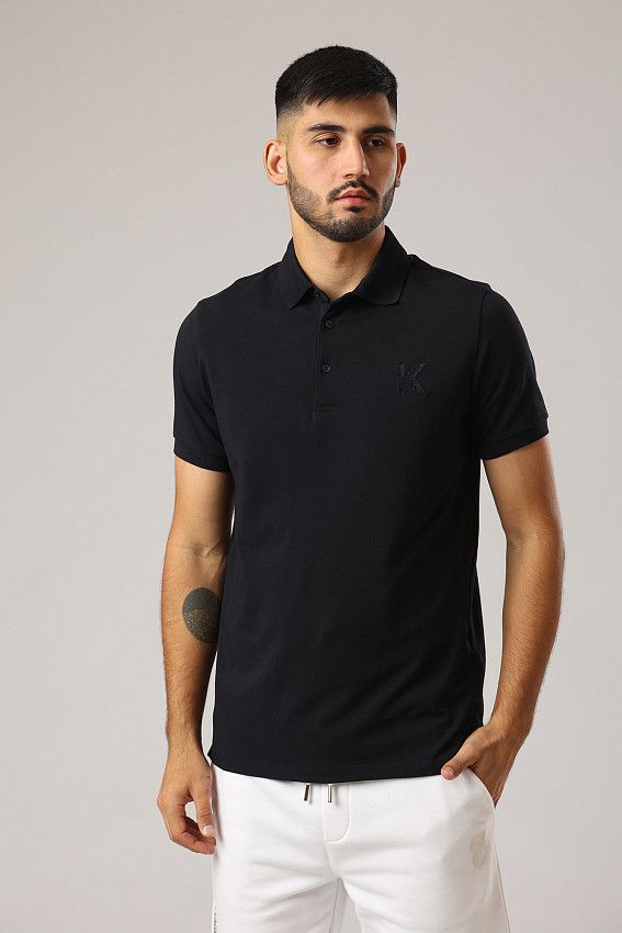 Поло Karl Lagerfeld Синий