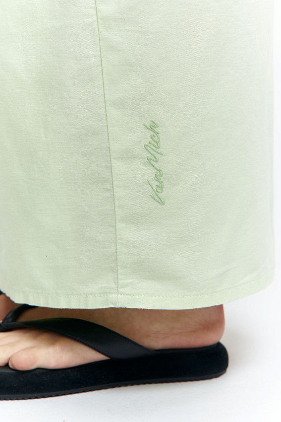 Юбка льняная Van Mich Зеленый