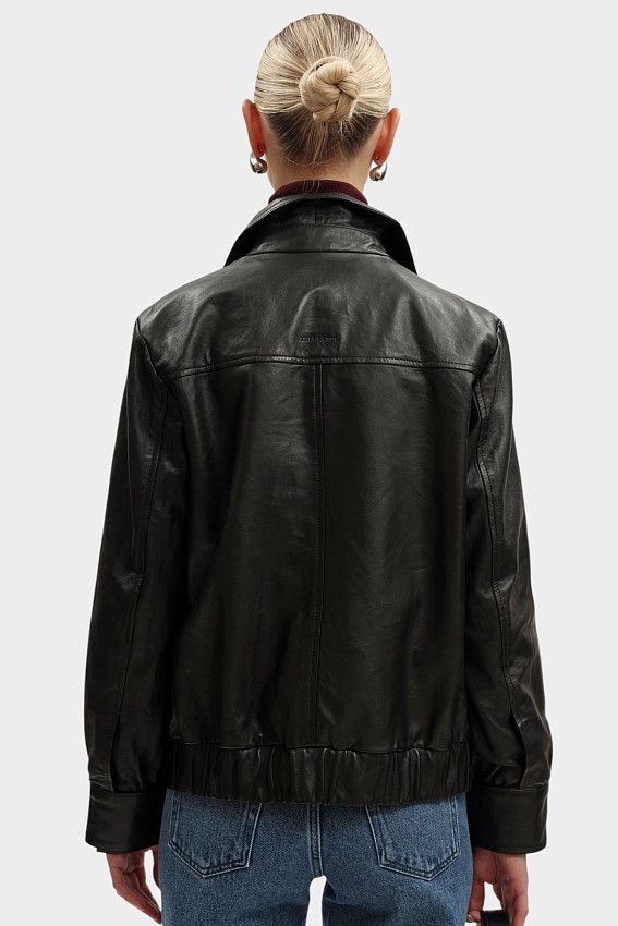 Куртка кожаная Trussardi