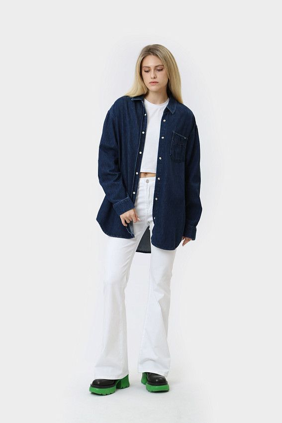 Рубашка с длинным рукавом LTB Синий