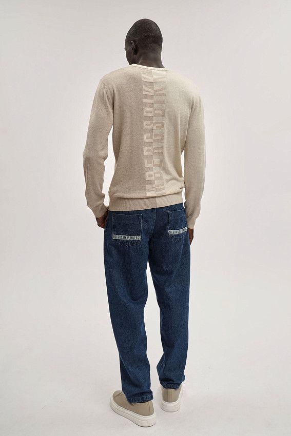 Джемпер Bikkembergs Бежевый