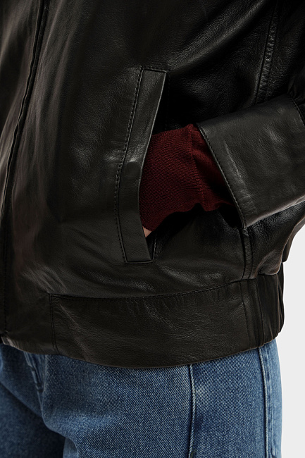 Куртка кожаная Trussardi