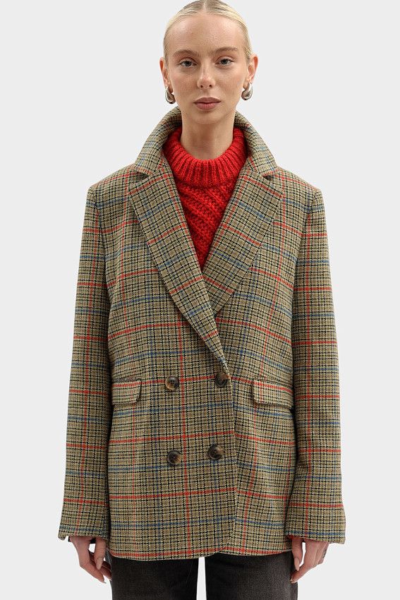 Пиджак Mustang Зеленый