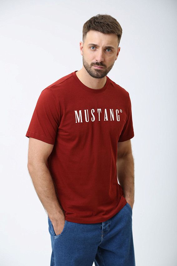 Футболка Mustang Бордовый