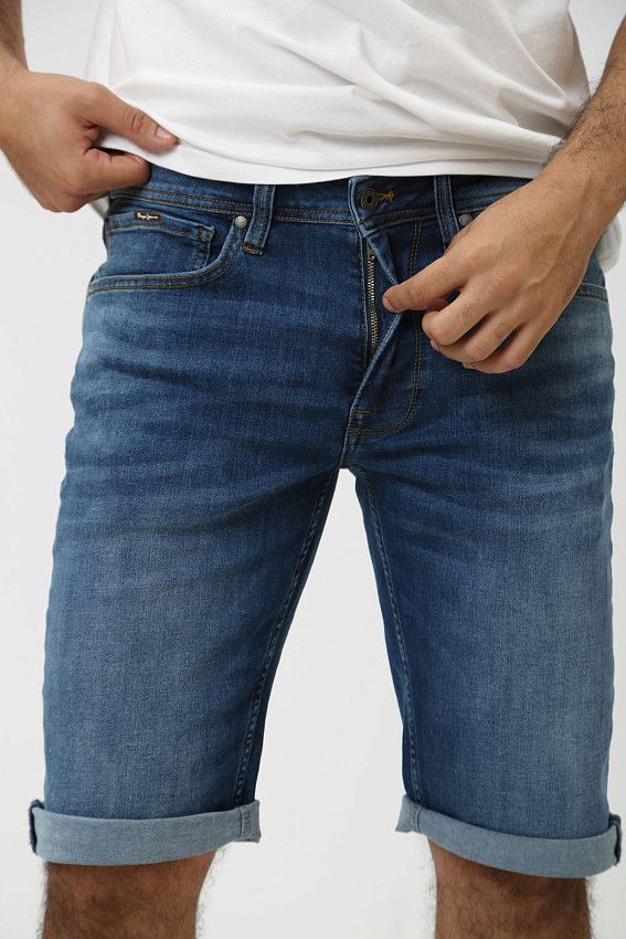 Шорты джинсовые Pepe Jeans Синий