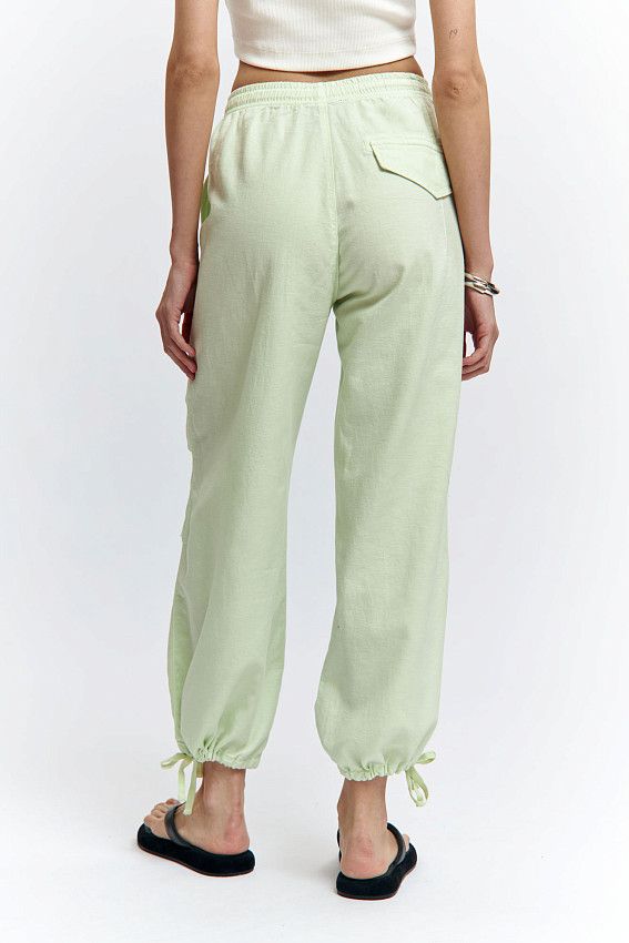 Брюки льняные Van Mich Зеленый