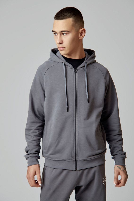 Толстовка с капюшоном Van Mich Серый