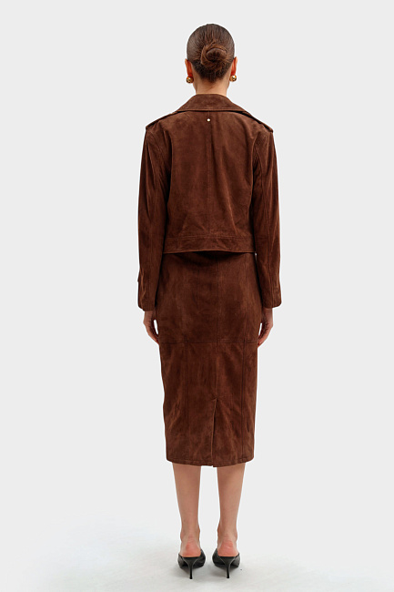 Юбка кожаная Armani Exchange