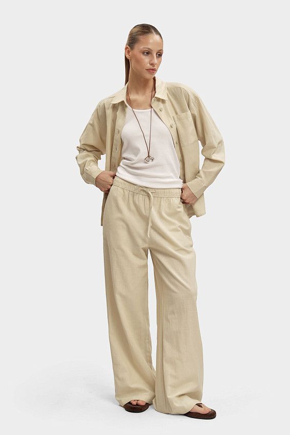 Брюки Mustang Бежевый