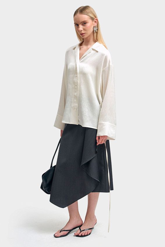 Рубашка The Hills Молочный