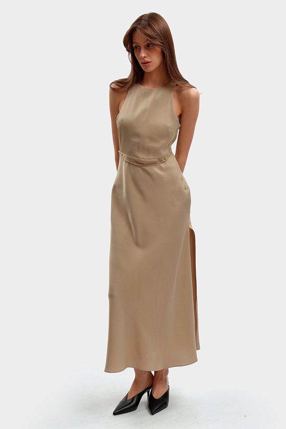 Платье Armani Exchange Бежевый