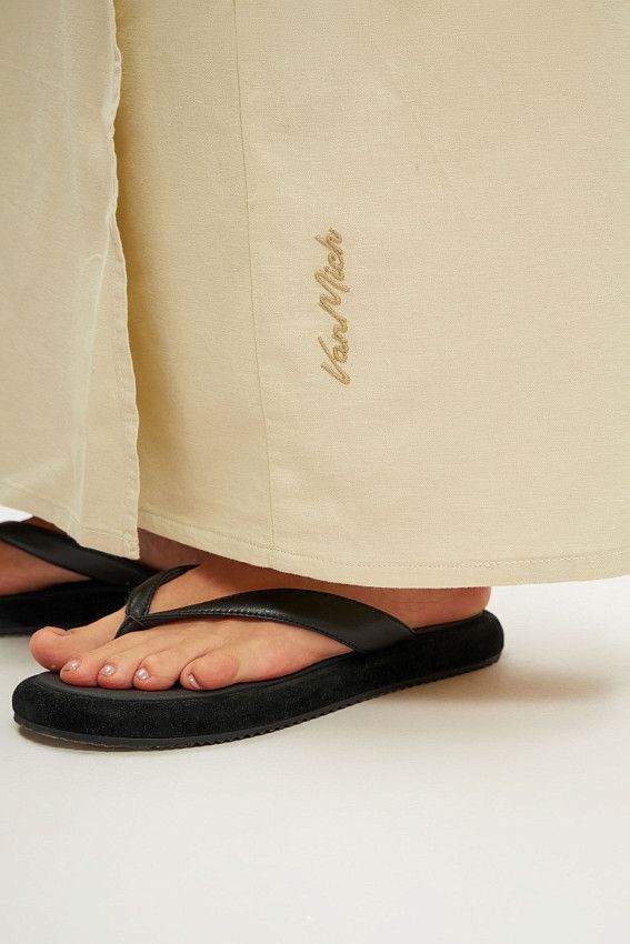 Юбка льняная Van Mich Бежевый