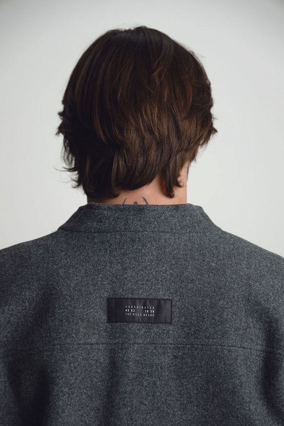 Бомбер The Hills Серый