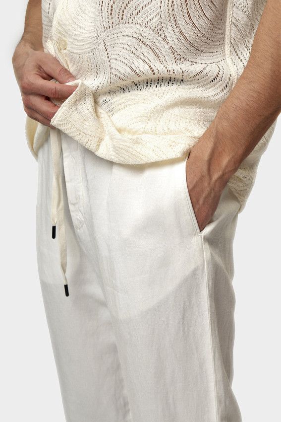 Брюки льняные Strellson Белый