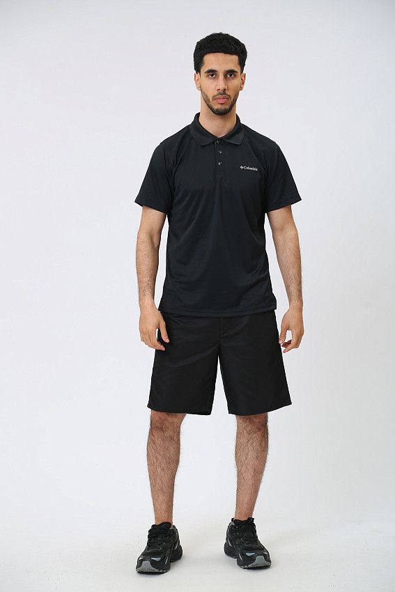 Поло Columbia Черный
