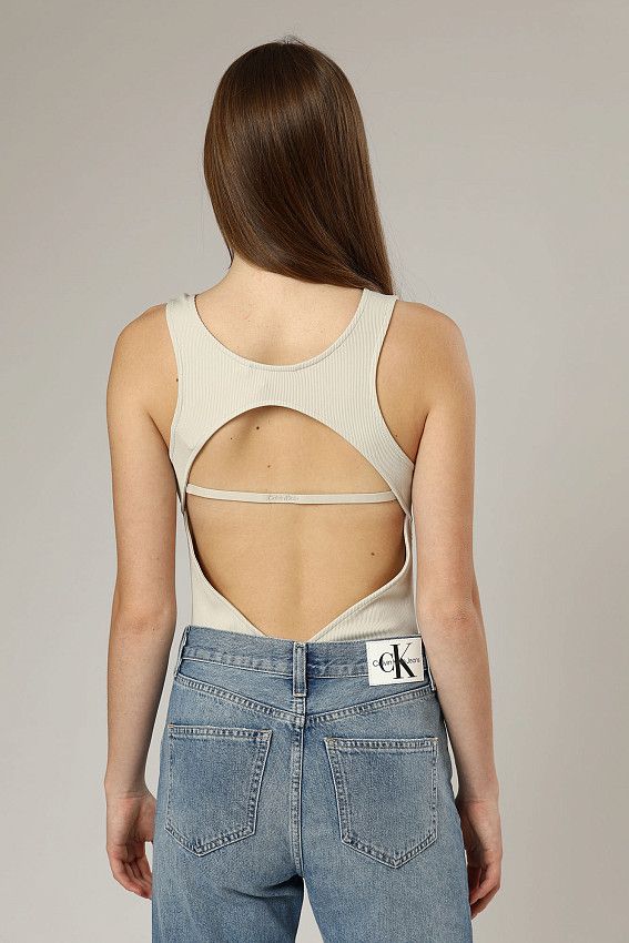 Боди  Calvin Klein Бежевый