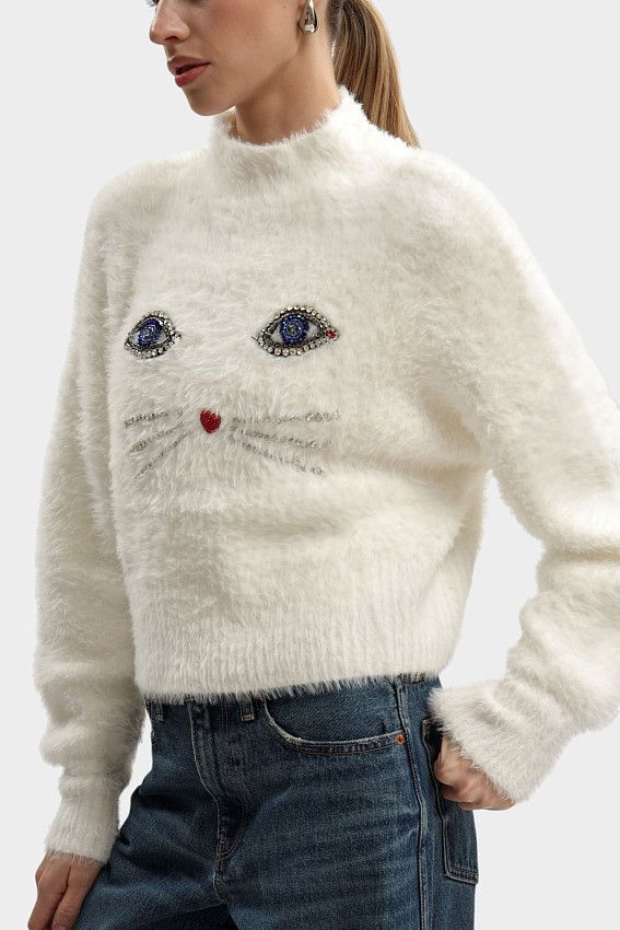 Джемпер  Karl Lagerfeld Белый