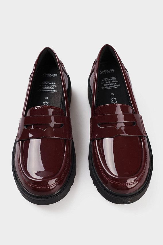 Лоферы Geox Бордовый