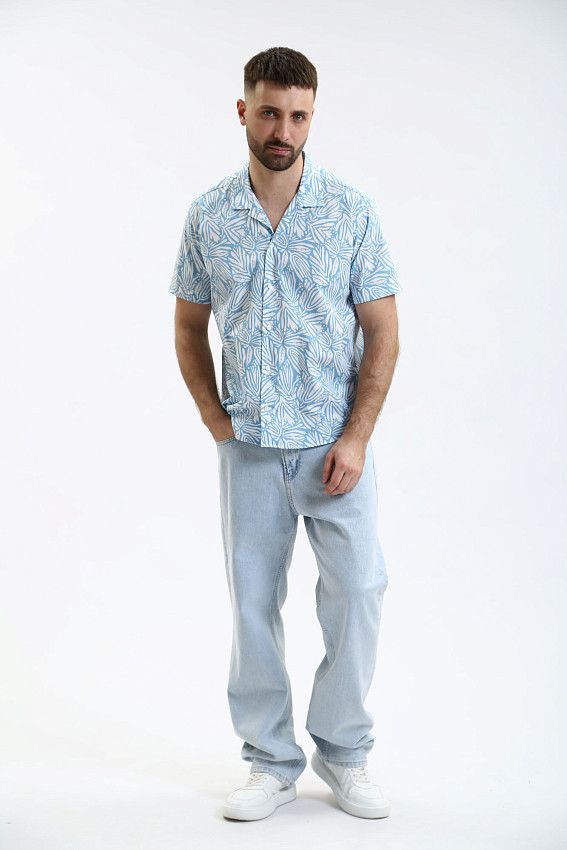 Рубашка Karl Lagerfeld Голубой