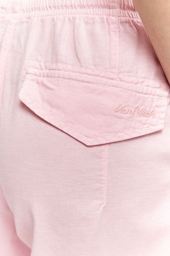 Брюки льняные Van Mich Розовый