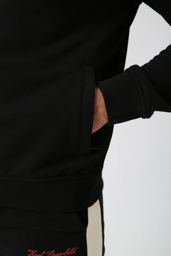 Толстовка с капюшоном Karl Lagerfeld Черный