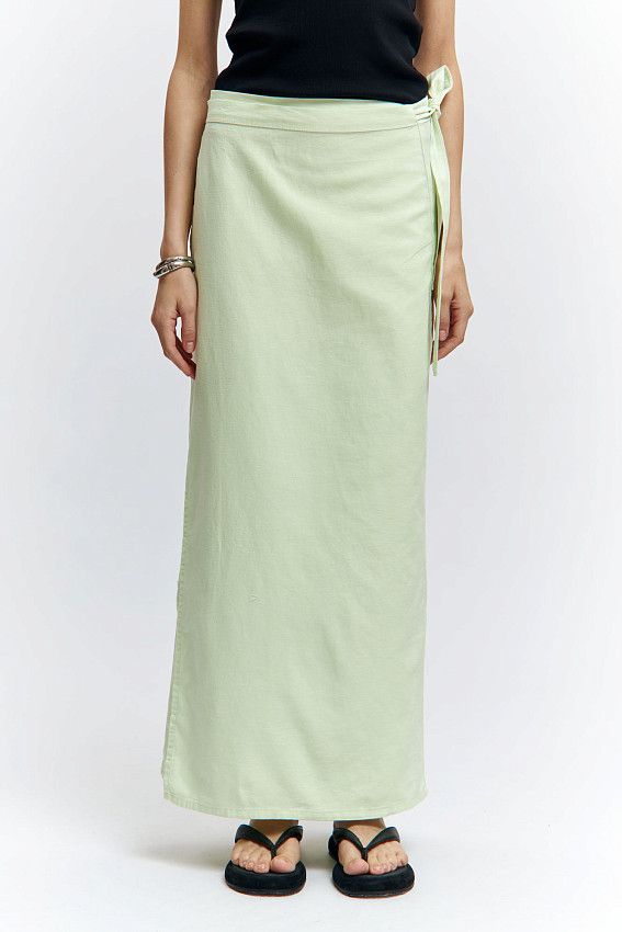 Юбка льняная Van Mich Зеленый