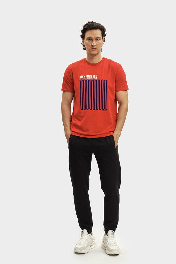 Футболка Bikkembergs Оранжевый